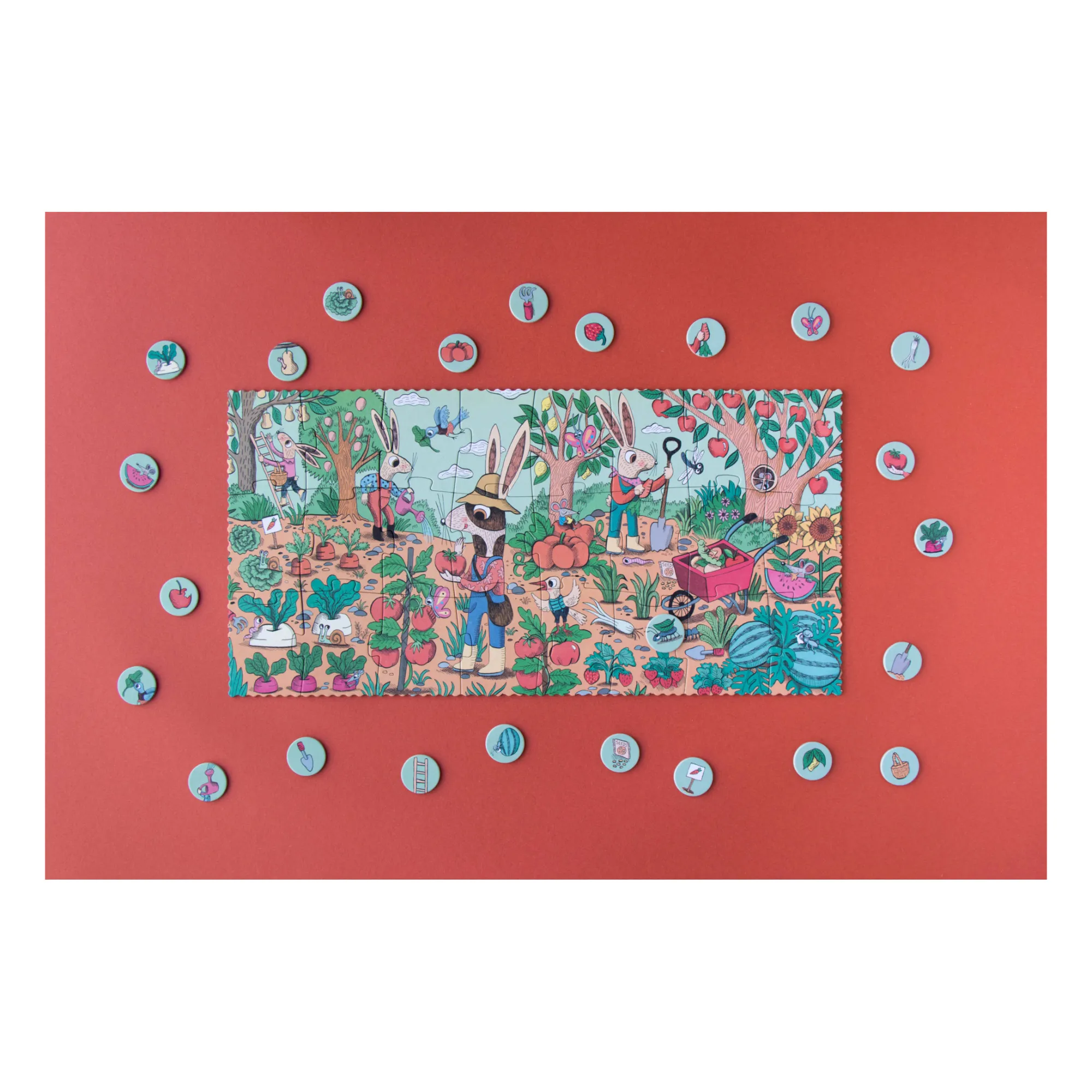 Puzzle Rabbit's Garden - 24 pièces- Image produit n°7