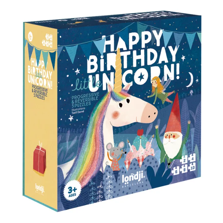 Puzzle Happy Birthday Unicorn ! - Set de 5- Image produit n°0