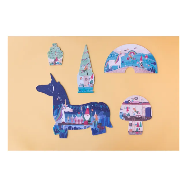 Happy Birthday Unicorn Puzzles - Set of 5 