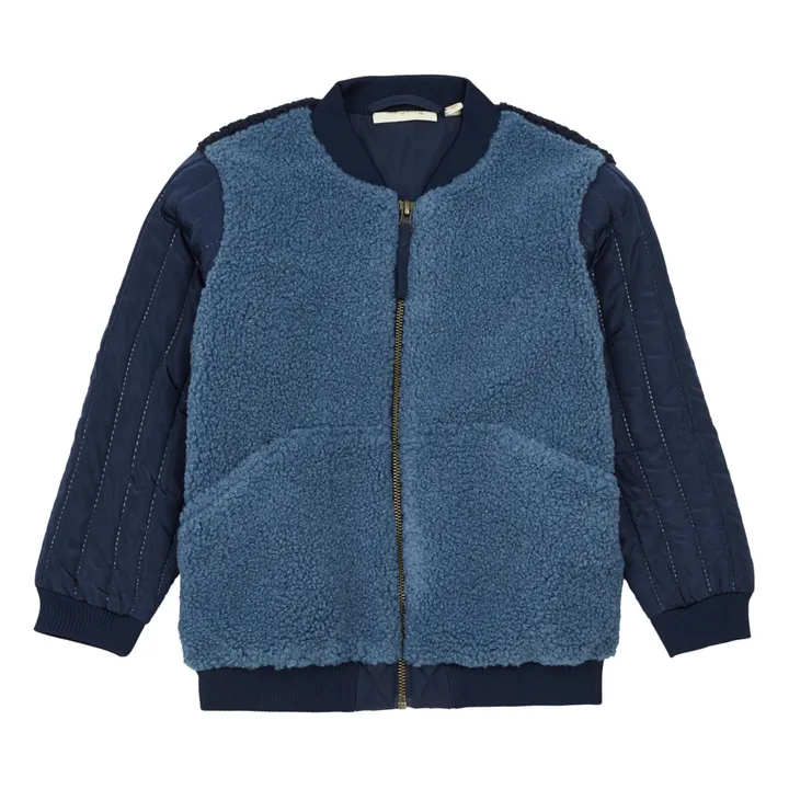 Gabino Sherpa Jacket | Blue- Product image n°0