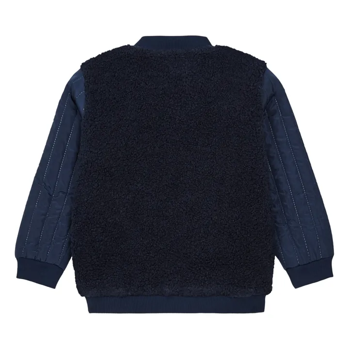 Gabino Sherpa Jacket | Blue- Product image n°2