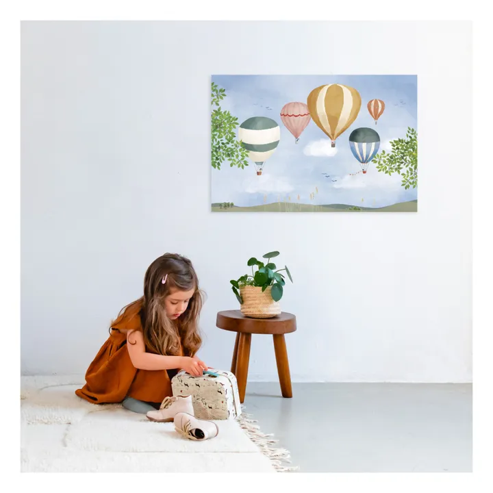 Watercolour Hot Air Balloon Poster- Product image n°2