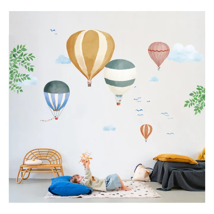 Riesensticker Heißluftballon Aquarell- Produktbild Nr. 3