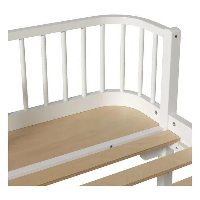 Wood Bed 90 x 200 cm | White