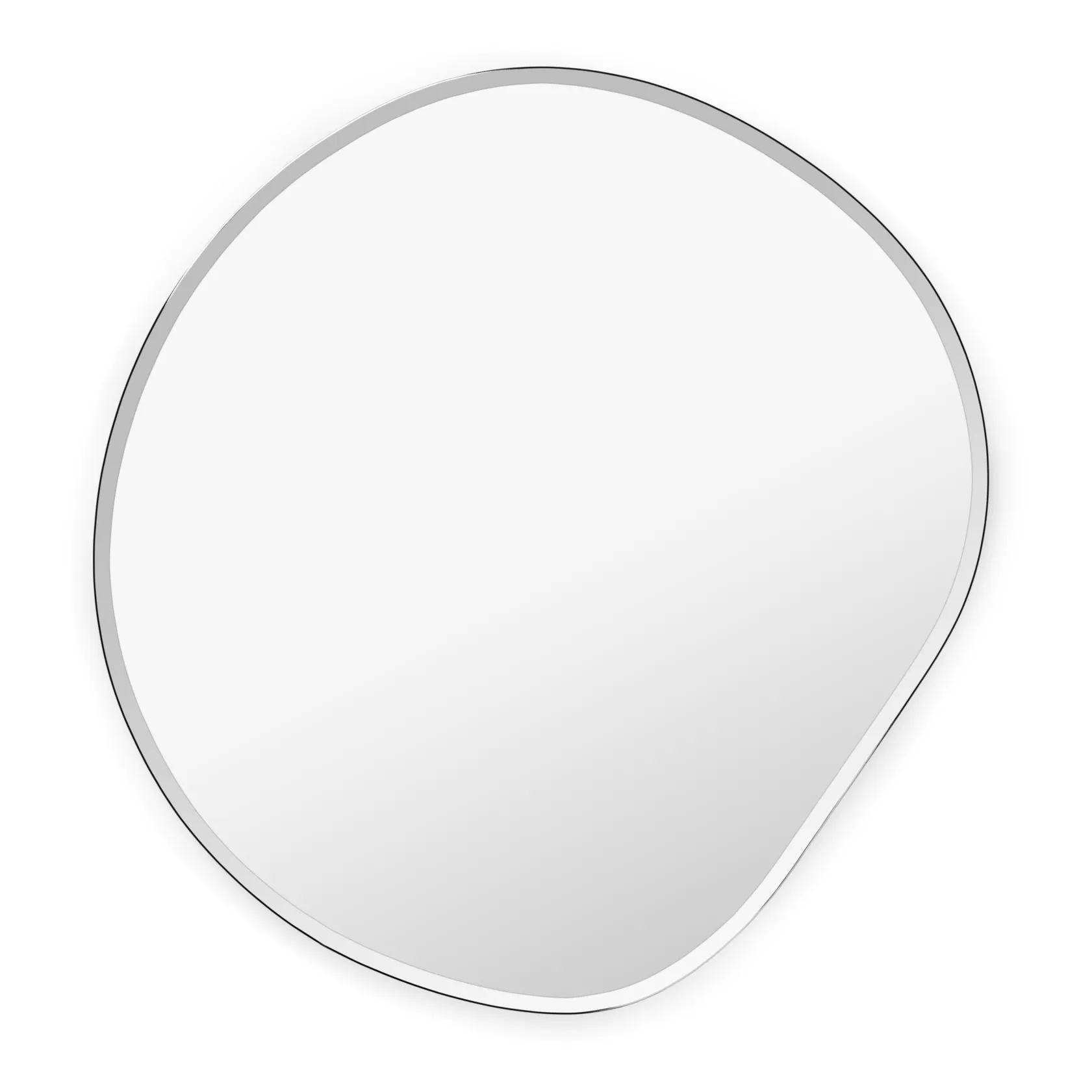 Ferm Living Chrome Pond Mirror