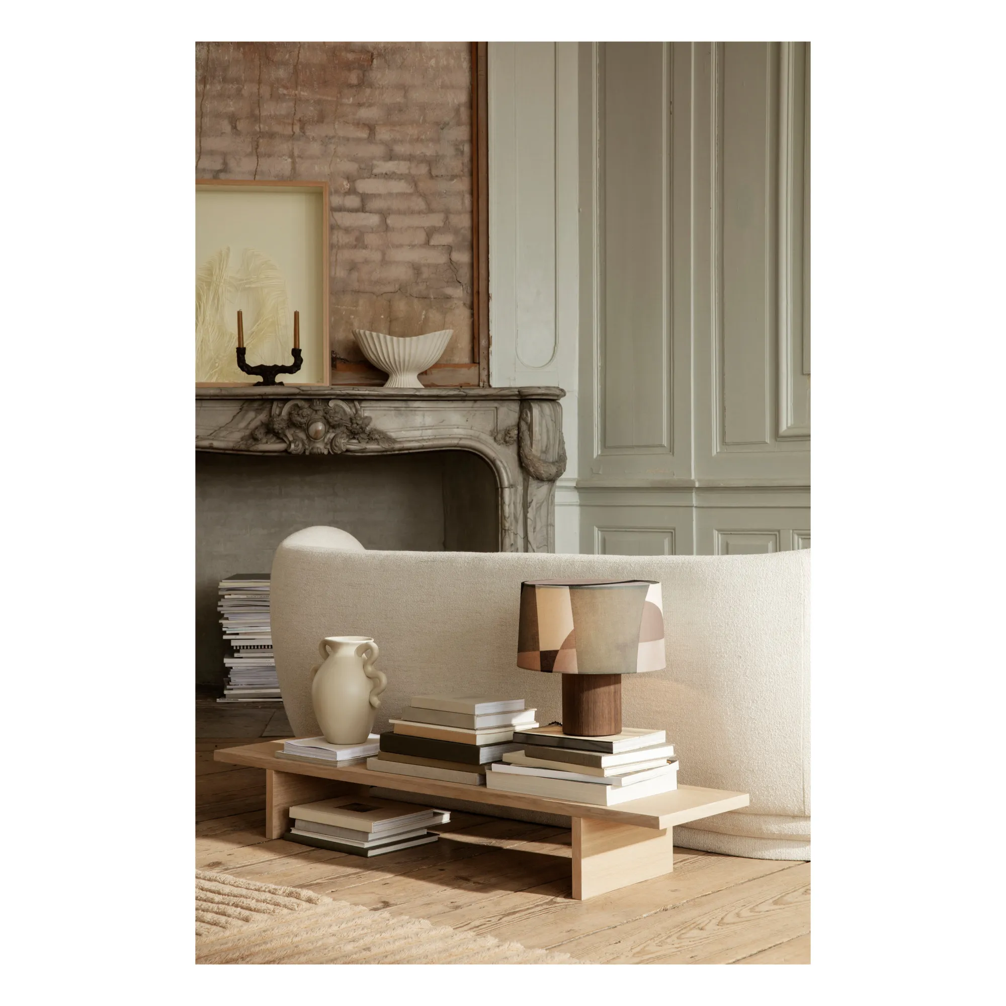Vase Verso en grès  | Crème- Image produit n°2