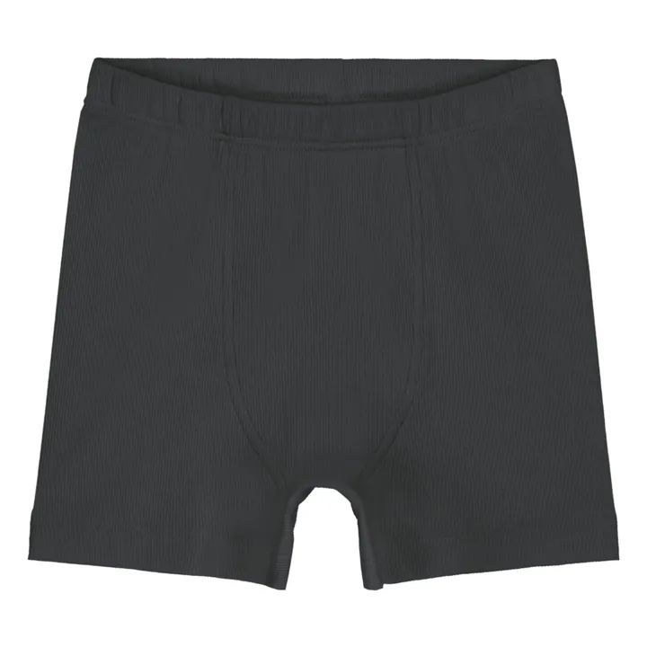 Pack of Two Organic Cotton Boxer Briefs - Capsule Homewear -  | Black- Product image n°1