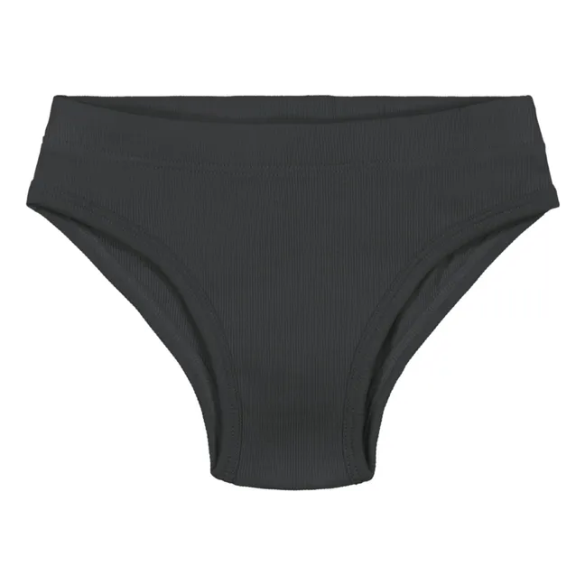 Pack of Two Organic Cotton Briefs - Capsule Homewear  | Black