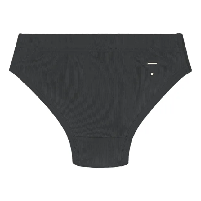 Pack of Two Organic Cotton Briefs - Capsule Homewear  | Black