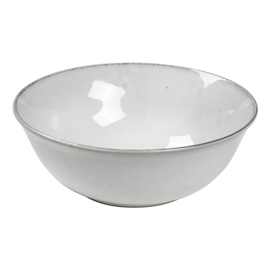 Broste Copenhagen Light Grey Nordic Sand Stoneware Bowl