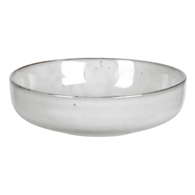 Assiette creuse Nordic nordic sand en grès | Gris clair