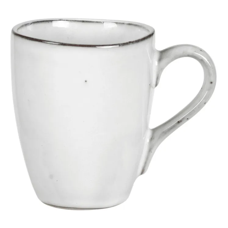 Broste Copenhagen Light Grey Nordic Sand Stoneware Mug With Handle