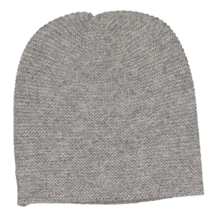 Marie Cashmere Beanie | Grey- Product image n°0