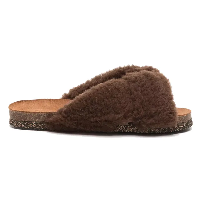 Mules Teddy Lou | Chocolat