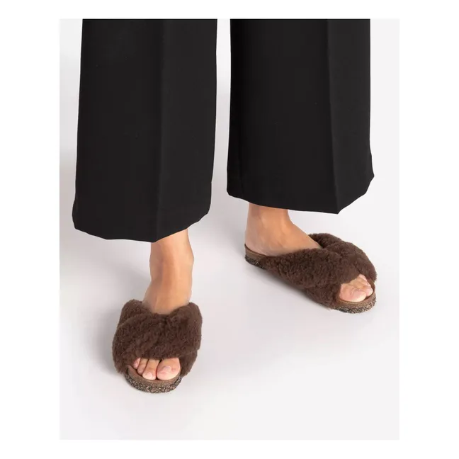 Mules Teddy Lou | Chocolat