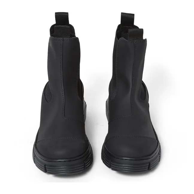 Chelsea Boots Basses Gomme Recyclée | Noir