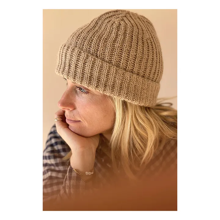 Mia Baby Alpaca Beanie - Women’s Collection  | Beige- Product image n°1