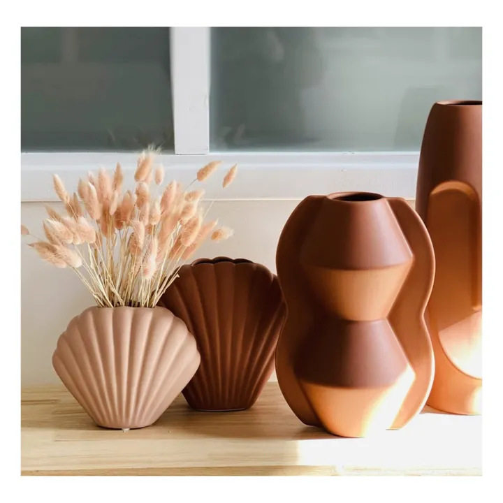 Keramikvase Coki | Terracotta- Produktbild Nr. 1