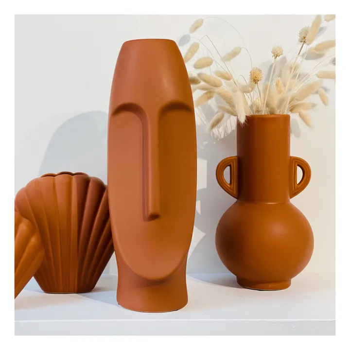 Jarrón de cerámica Coki | Terracotta- Imagen del producto n°2