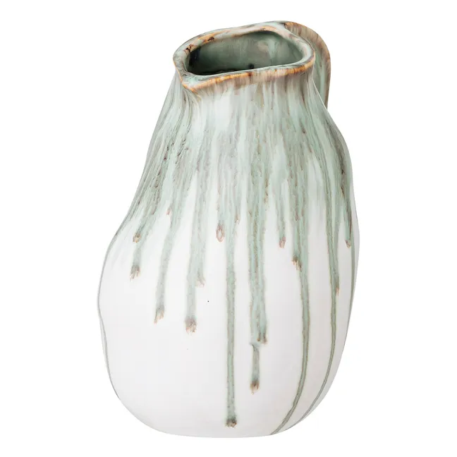 Link Stoneware Vase | Green