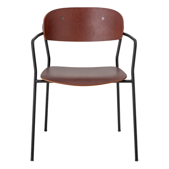 Silla de madera Piter | Marrón