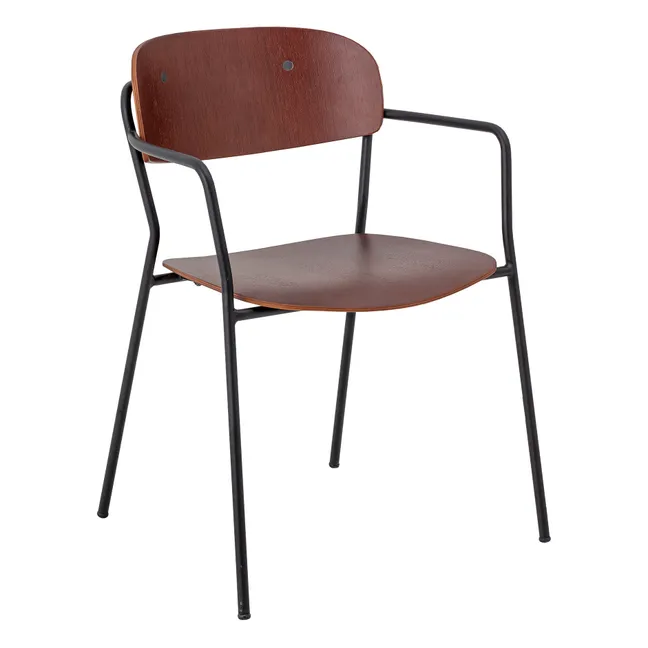 Silla de madera Piter | Marrón