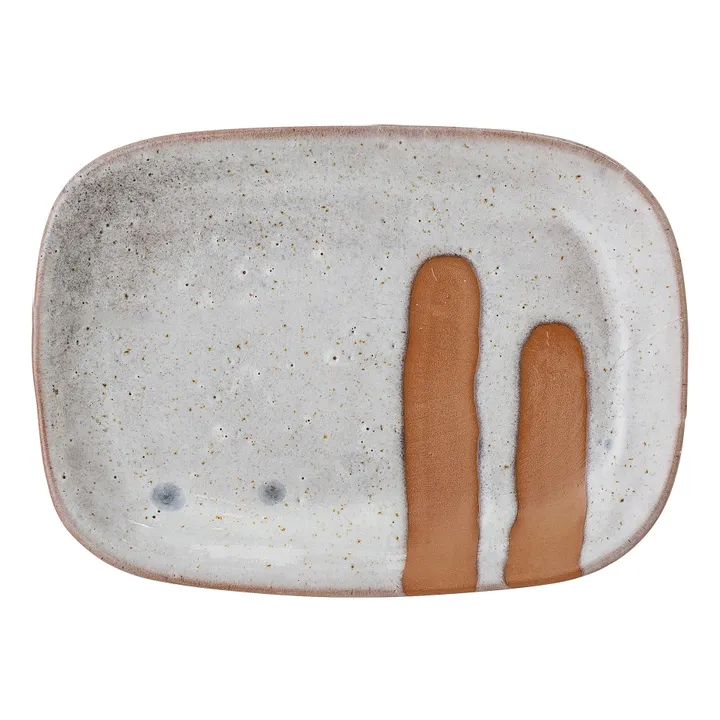 Masami Stoneware Plate | White- Product image n°0