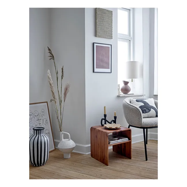Vide-poche Evi en marbre | Marron