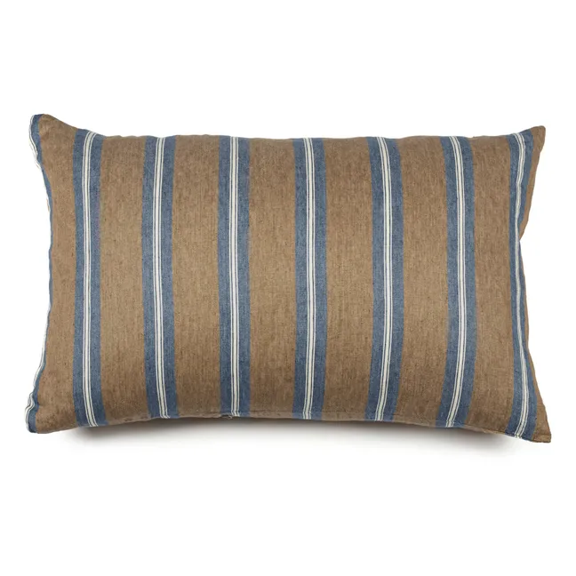 Federa per cuscino in lino Salem | Bronzo