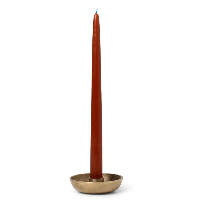Bowl Brass Candle Holder | Brass- Product image n°2