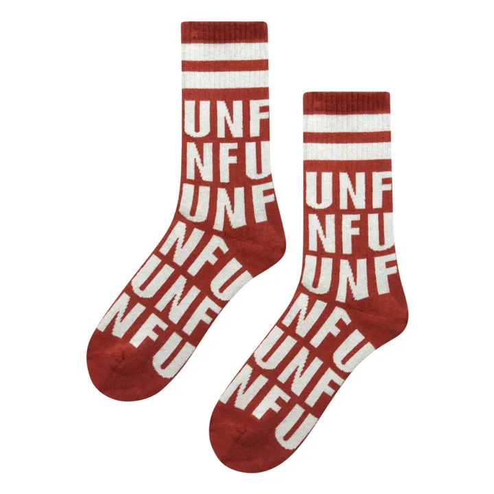 Set of Socks - Fun Capsule  | Brick red- Product image n°3