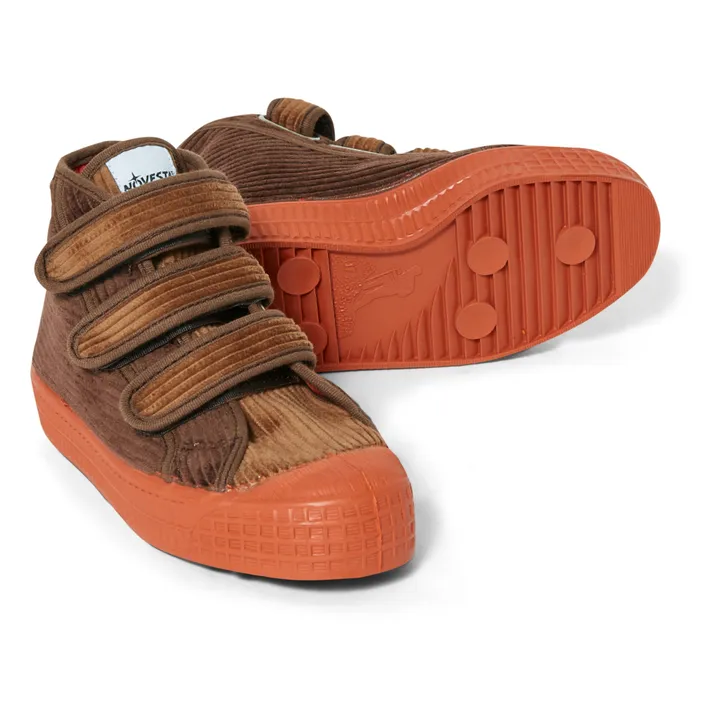 Sneakers Star Dribble con strappi in velluto - Collezione Bambino | Marrone- Immagine del prodotto n°2