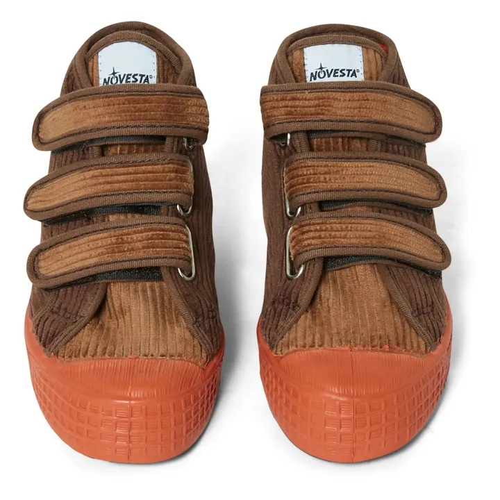 Sneakers Star Dribble con strappi in velluto - Collezione Bambino | Marrone- Immagine del prodotto n°3