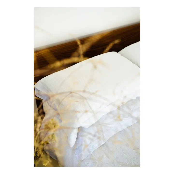 Funda de almohada de algodón tejido a mano Jack - Set de 2 | Azul Cielo- Imagen del producto n°0