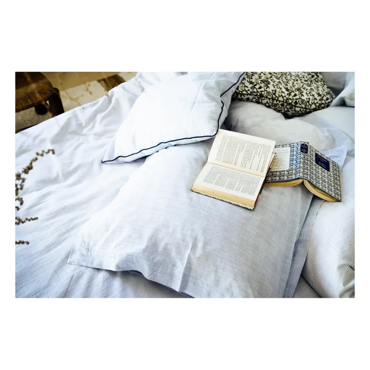 Paul Hand Woven Cotton Pillowcase - Set of 2 | Light blue- Product image n°1