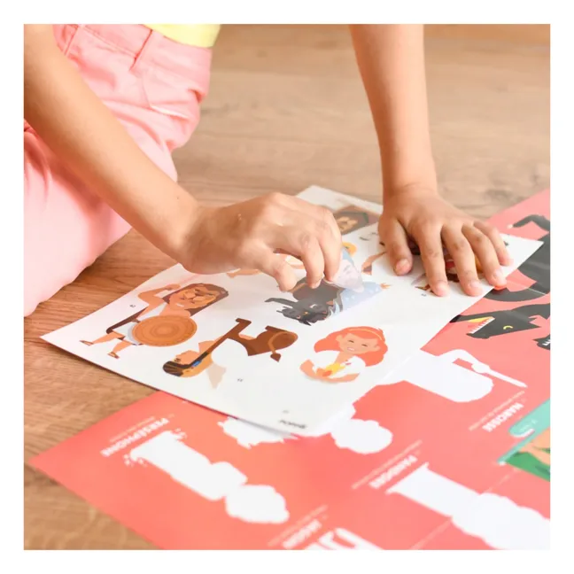 Póster con pegatinas Mitología