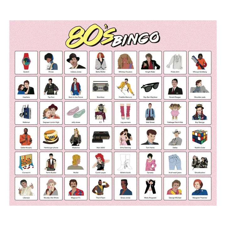 Bingo de los 80- Imagen del producto n°1