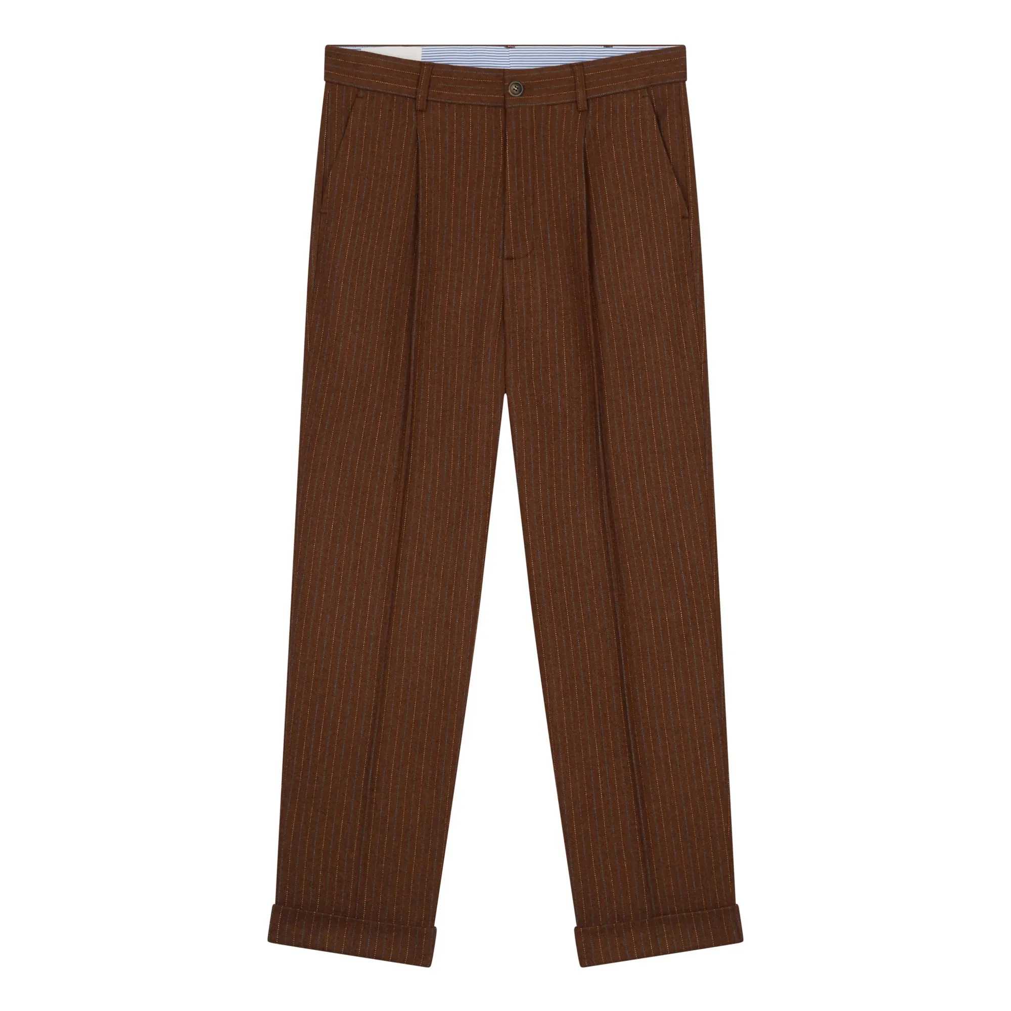 Leon & Harper Brown Prosper Trousers