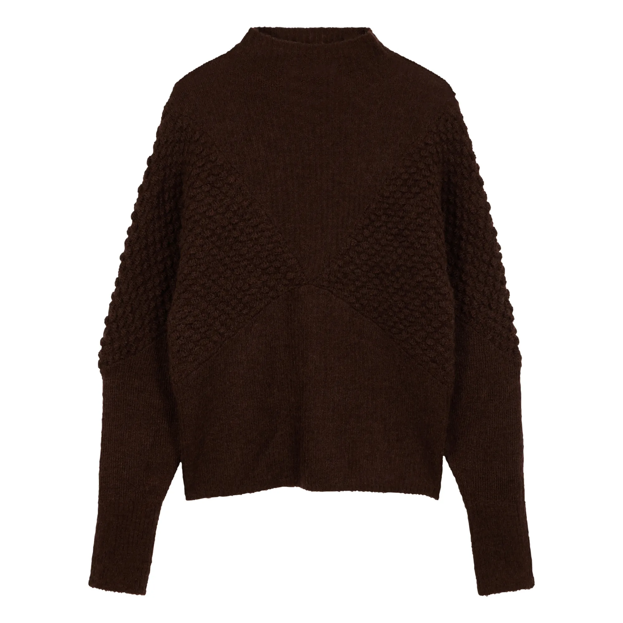 Leon & Harper Brown Manitas Mohair Jumper