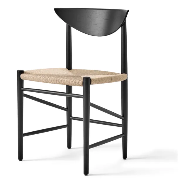 HM3 Drawn Wooden Chair | Black Oak