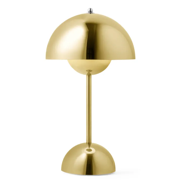 Flowerpot VP9 Portable Table Lamp | Gold- Product image n°0