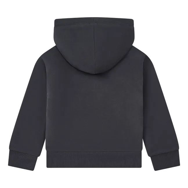 Suéter Cremallera algodón orgánico | Negro