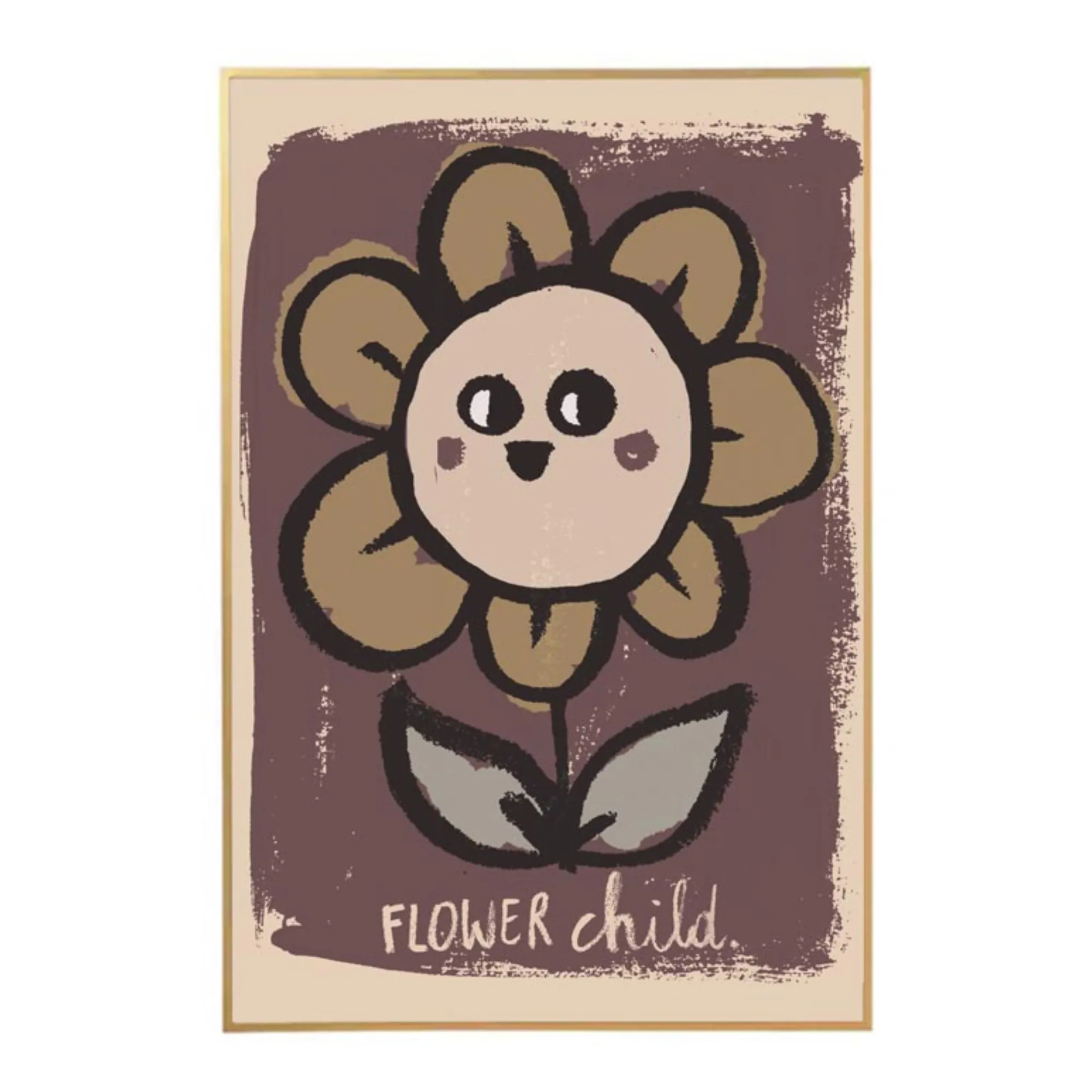 Studio Loco Multicoloured Large Flower Poster