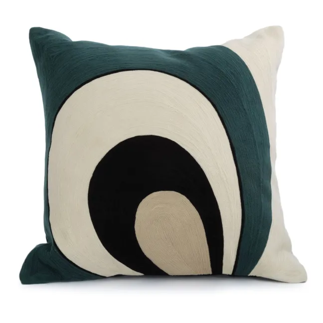 Peacock Cushion | Sarah Blue
