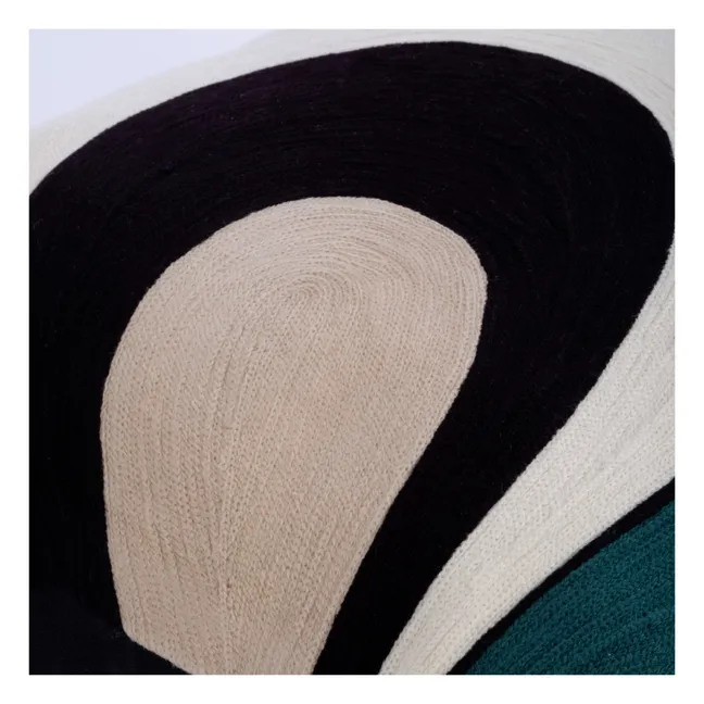 Peacock Cushion | Sarah Blue