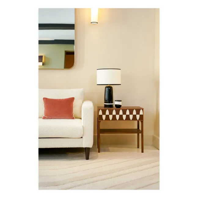 Ecaille Walnut Bedside Table | Walnut