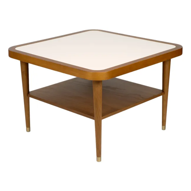 Oak Puzzle Table | White