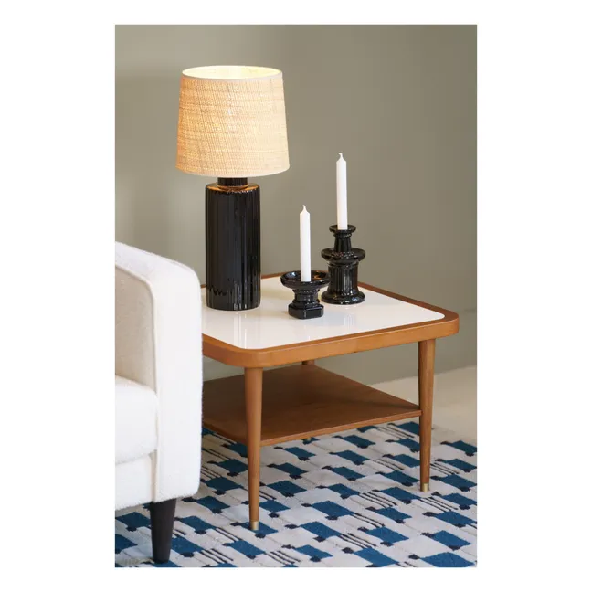 Oak Puzzle Table | White