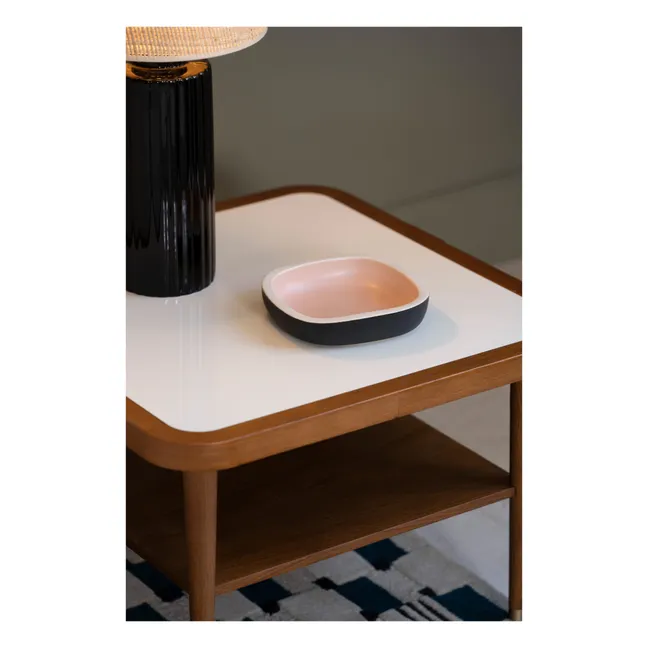 Oak Puzzle Table | White