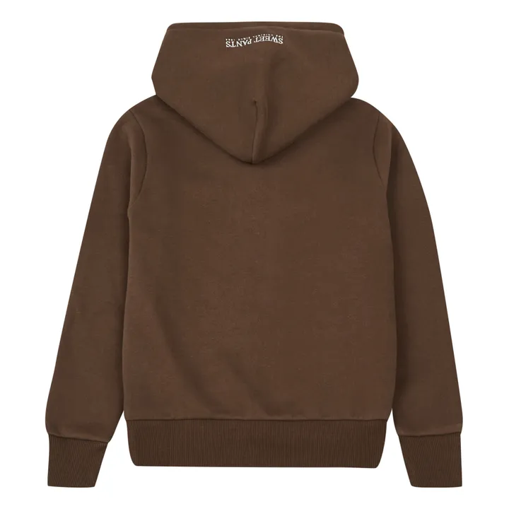 Sweatshirt mit Reißverschluss | Braun- Produktbild Nr. 2